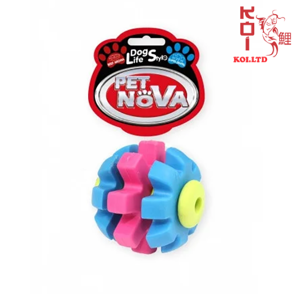 Игрушка для собак Мяч SuperDent Pet Nova 7 см цветной