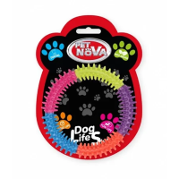 Игрушка для собак Pet Nova Кольцо для зубов 15 см многоцветный