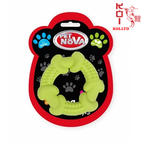 Игрушка для собак Кольцо специальное Pet Nova 10.5 см желтое