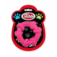 Игрушка для собак Кольцо специальное Pet Nova 10.5 см розовый