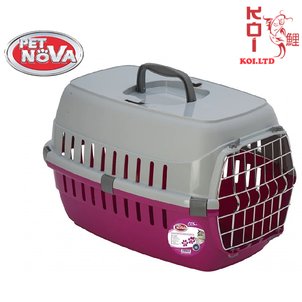 Переноска для собак Pet Nova Securetrans 48.5х32.3х30.1 см розовый