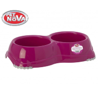 Двойная пластиковая миска для собак Pet Nova 2х330 мл