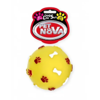 Игрушка для собак Мяч с гравировкой Pet Nova 7.5 см