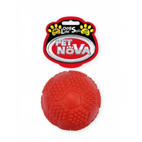 Игрушка для собак Мяч футбольный с пищалкой Pet Nova 7 см