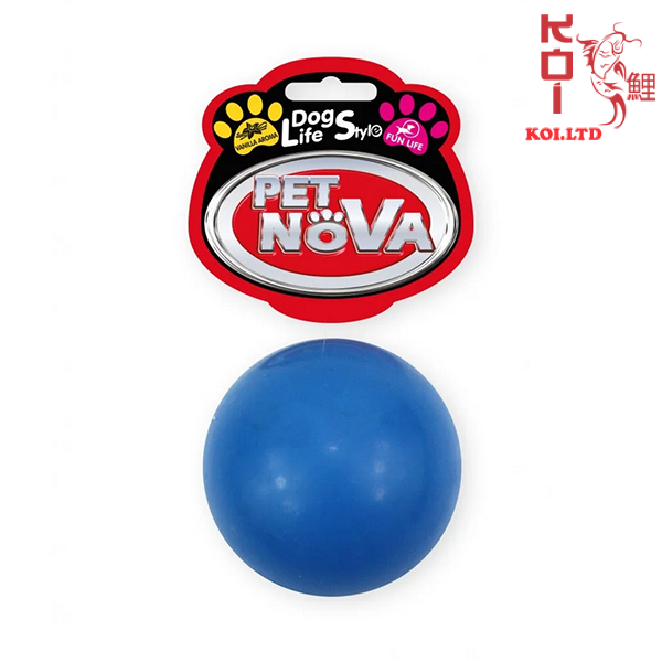 Игрушка для собак Мяч резиновый Pet Nova 5 см синий