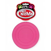 Игрушка для собак Фрисби Pet Nova 18 см розовый