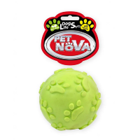 Игрушка для собак Мячик звонкий Pet Nova 6 см желтый