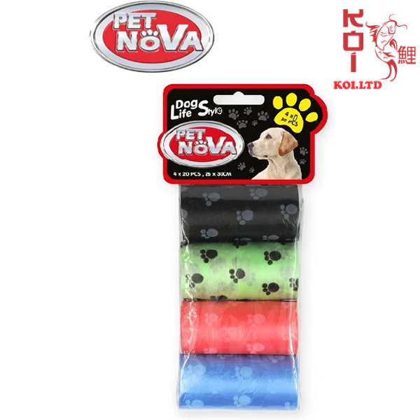 Уборочные пакеты для собак Pet Nova 4 цвета