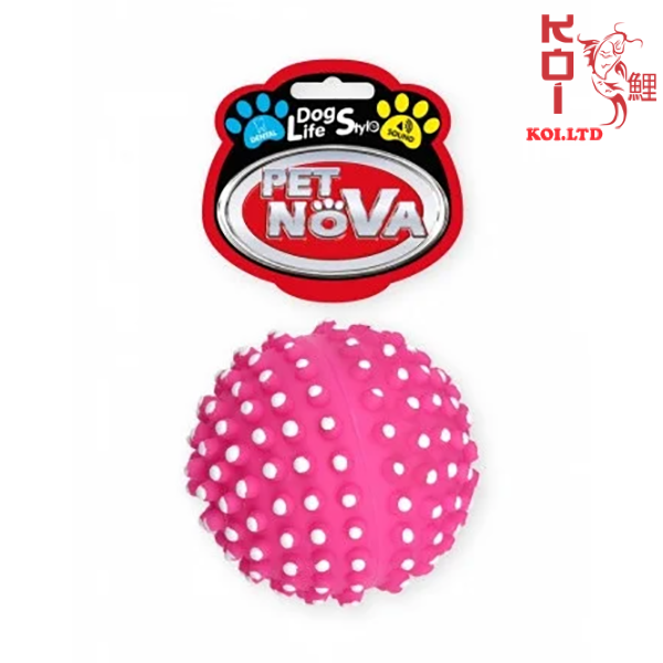 Игрушка для собак Мячик массажер дёсен Pet Nova 6.5 см