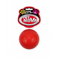Игрушка для собак Мяч резиновый Pet Nova 5 см красный - Купить Игрушка для собак Мяч резиновый Pet Nova 5 см красный