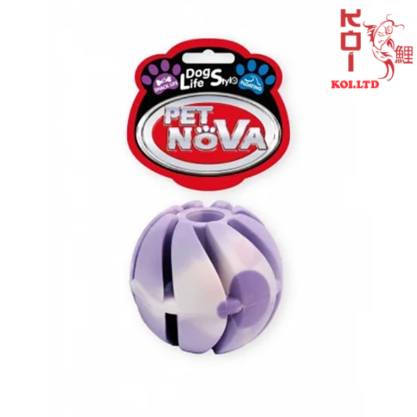 Игрушка для собак Мяч каучуковый SnackBall Vanilla Pet Nova 5 см (M)