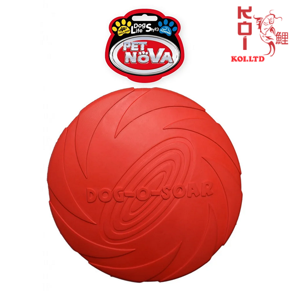Игрушка для собак Диск резиновый Pet Nova 22 см Красный