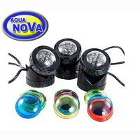 Подводный светильник AquaNova NPL1-LED3 для пруда фонтана водопада в (к-те датчик день/ночь)